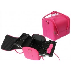 Geanta produse manichiura/makeup/cosmetica # roz